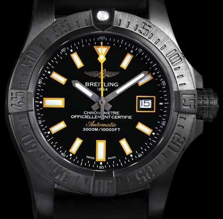 Men’s Special Breitling Avenger Seawolf Blacksteel Replica Watches