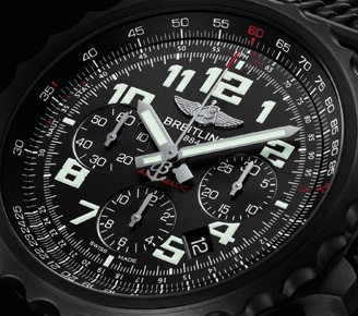 Men’s Breitling Chronospace Automatic Blacksteel Fake Watches