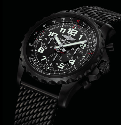 Men’s Breitling Chronospace Automatic Blacksteel Replica Watches