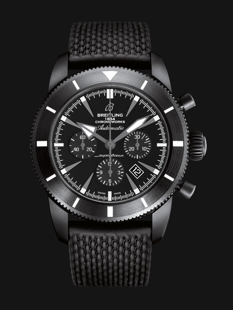 Mysterious Black Breitling Superocean Héritage Chronoworks® Replica Watches
