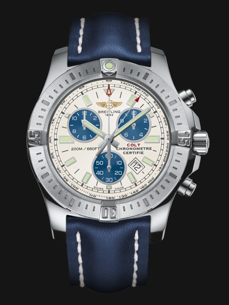 Replica Breitling Colt Chronograph Watches With Blue Sub-dials