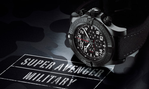 Breitling Super Avenger Replica Watches With Black Cases