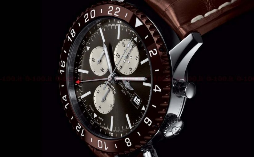 Brown Breitling Chronoliner Fake Watches UK With Silver Dials For Hot Recommendation
