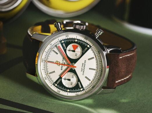 This new Breitling Top Time has reproduced the appearance of original Top Time in 1960s.